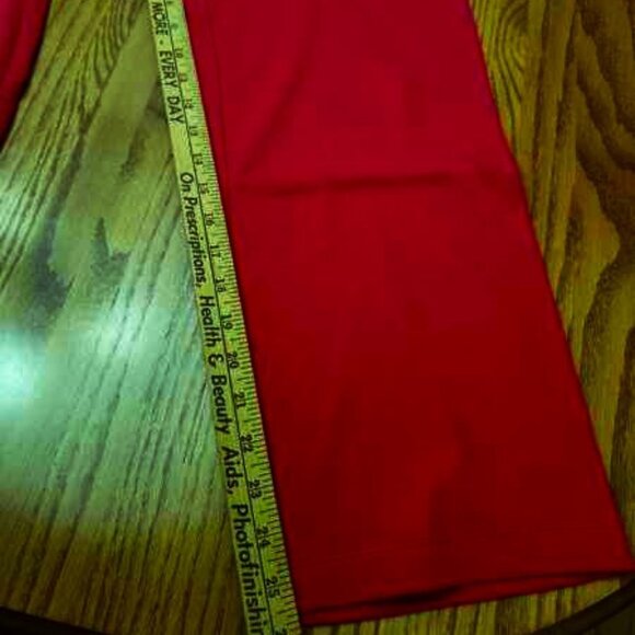 Lands' End Red Leggings Size 0X 14W - Picture 3 of 3